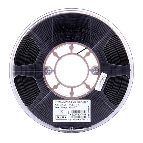 Філамент для 3D-принтера eSUN PA CF Black, 1 кг Прев'ю 3