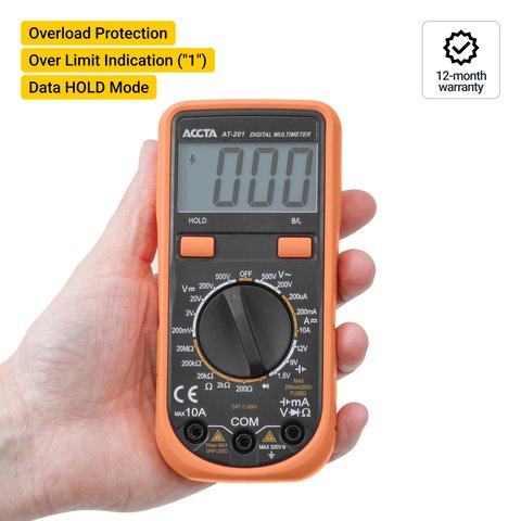 Digital Multimeter Accta AT-201 Preview 1