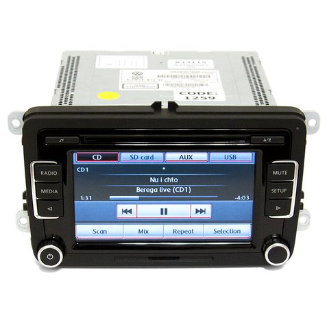 Головное устройство Volkswagen RCD510 Delphi (5ND 035 190A) Превью 1