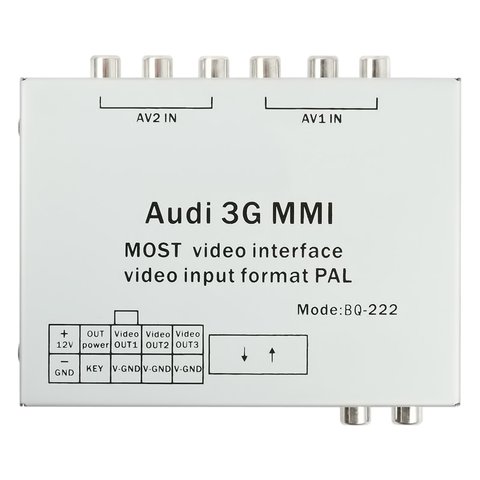 MOST Video Interface for Audi MMI 3G+  with TV/Video in Motion Module Preview 1