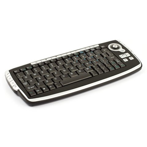 Teclado inalámbrico portátil con trackball 2.4 GHz Vista previa  1