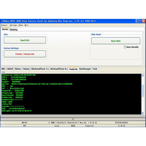 Cable ATF/Cyclone/JAF/MXBOX HTI/UFS/Universal Box F-Bus/USB para Nokia 108 Vista previa  3
