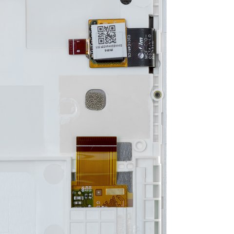 Pantalla LCD puede usarse con Lenovo IdeaTab A1000, gris, con marco Vista previa  1