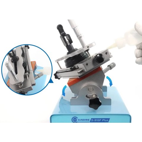 Dispositivo para despegar el módulo de pantalla Sunshine S-918F Plus, sirve para las pantallas de hasta 7", con bomba de vacío, 5-in-1 Vista previa  2