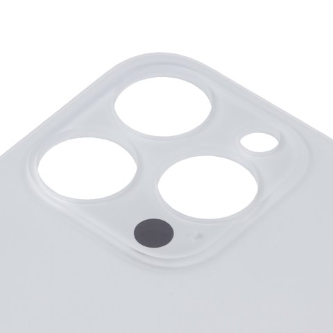 Panel trasero de carcasa puede usarse con iPhone 14 Pro, blanco, no es necesario desmontar la cámara, Original (PRC), big hole Vista previa  1