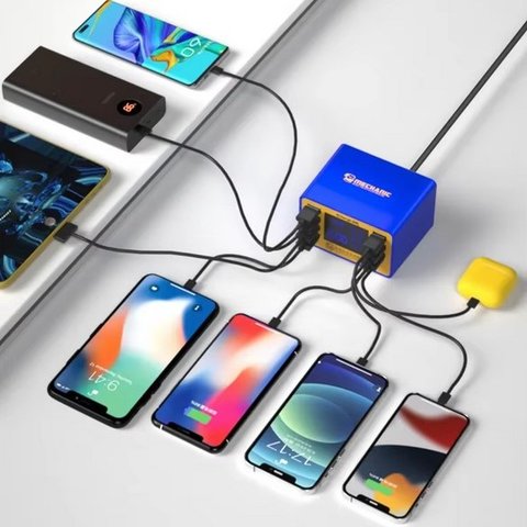 Adaptador de red Mechanic iCharge 8M, 50 W, 8 puertos Vista previa  2