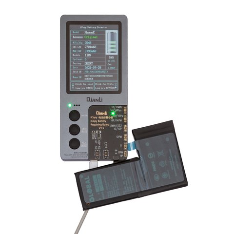 Batería Mechanic puede usarse con Apple iPhone X, Li-Polymer, 3.8 V, 3090 mAh, mayor capacidad, original IC Vista previa  1