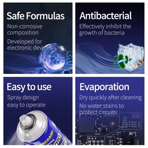 Limpiador Mechanic 530 PRO, para limpiar placas, 750 ml, antiestático Vista previa  3