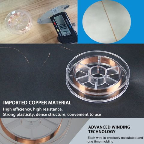 Дріт для відновлення доріжок Sunshine SS-007D, 0,01 мм, 150 м Прев'ю 3