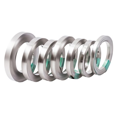 Стрічка нікелева для зварювання акумуляторів, 0,2 мм, 8 мм, 10 м, нікельована сталь Прев'ю 1