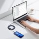 USB кабель Baseus Crystal Shine Series, USB тип-C, Lightning, 200 см, 20 Вт, чорний, #CAJY000301 Прев'ю 3