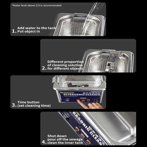 Ультразвуковая ванна Mechanic iClean-E20P, 2 л, 70 Вт Превью 2