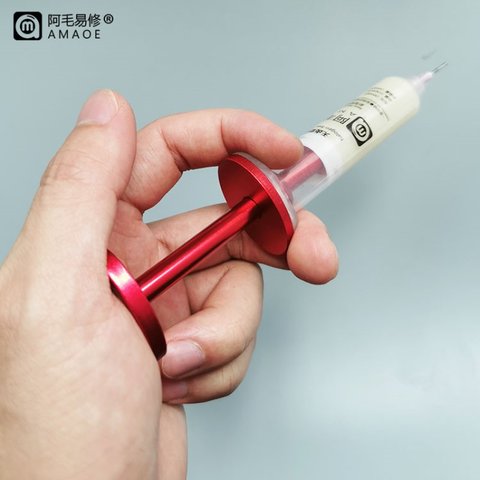 Флюс-паста Amaoe M52, с металлическим поршнем, безгалогенная, 19 г, M159+M50-10CC Превью 1