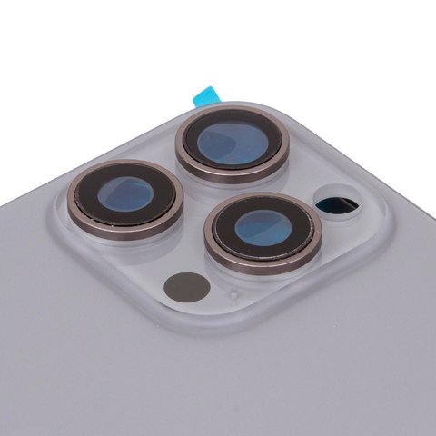 Корпус для iPhone 15 Pro Max, серый, с держателем SIM-карты, с боковыми кнопками, Original (PRC), EU Version, natural titanium Превью 1