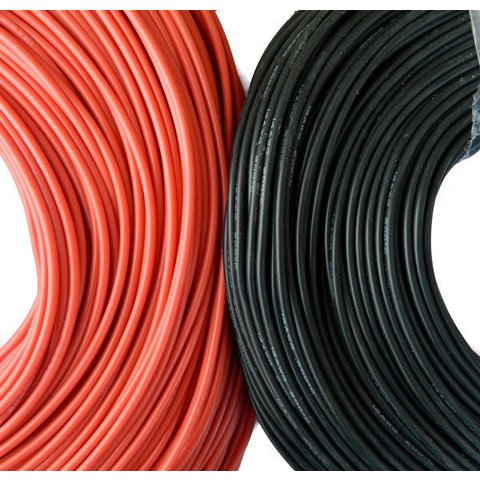 Провод в силиконовой изоляции 22AWG, 0,33 мм², 1 м, черный Превью 1