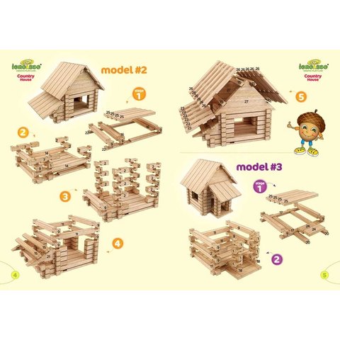 Конструктор IGROTECO Заміський будиночок 4 в 1 Прев'ю 8