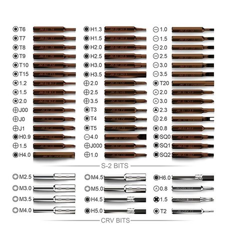 Набір для розбирання мобільних телефонів і планшетів 61 в 1 Jakemy JM-8166 Прев'ю 4