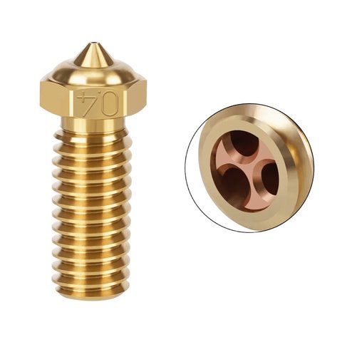 Высокопотоковое латунное сопло PRUSA CHT 0,4 мм Превью 1