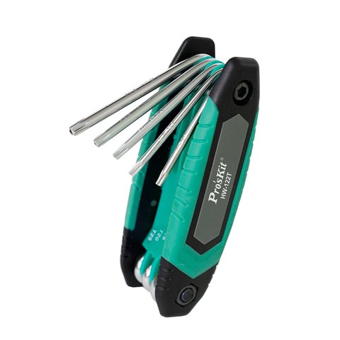 Набор складных звездообразных отверток с отверстиями Pro'sKit HW-122T (8 шт.) Превью 3