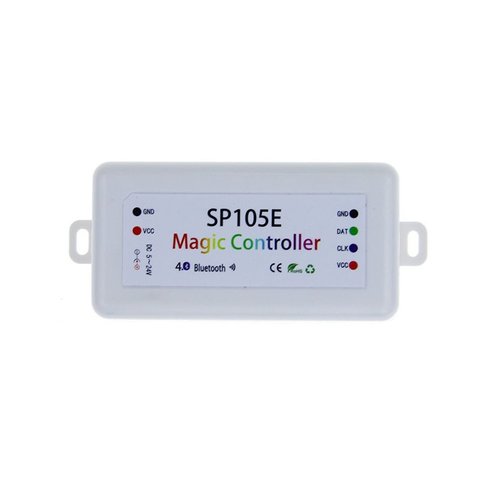 Controlador LED con control por Bluetooth SP105E (RGB, WS2801, WS2811, WS2812, WS2813 5-24 V) Vista previa  1