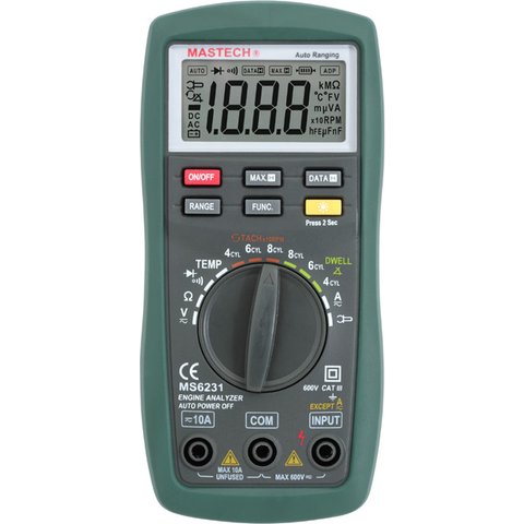 Digital Engine Tester MASTECH MS6231 Preview 1